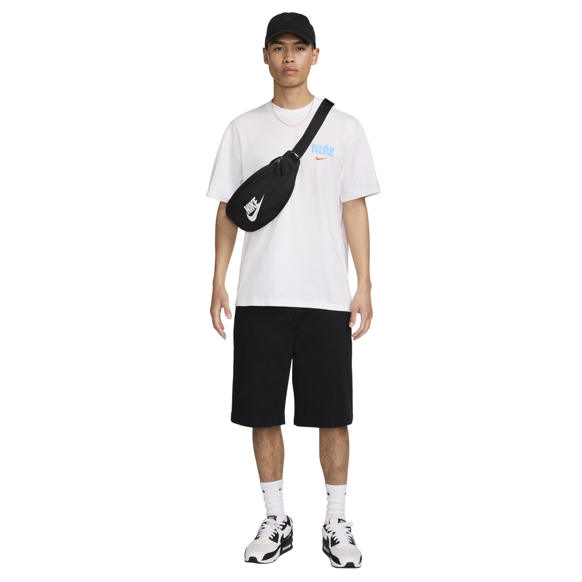 Nike Sportswear Max90 T-Shirt Asia Sizing 'White' FZ5386-100