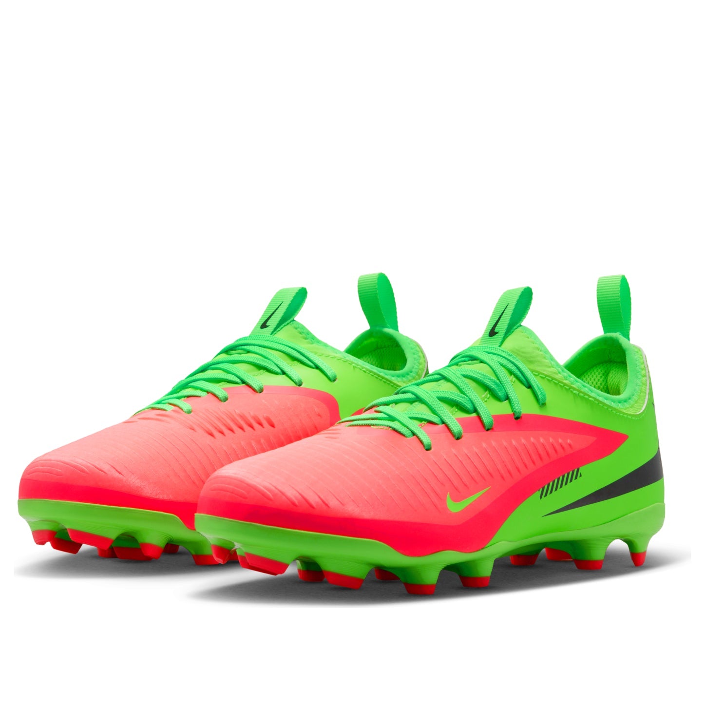 (GS) Nike x Erling Haaland Jr. Phantom 6 Low Academy MG 'Hot Punch Green Strike' HQ2032-603