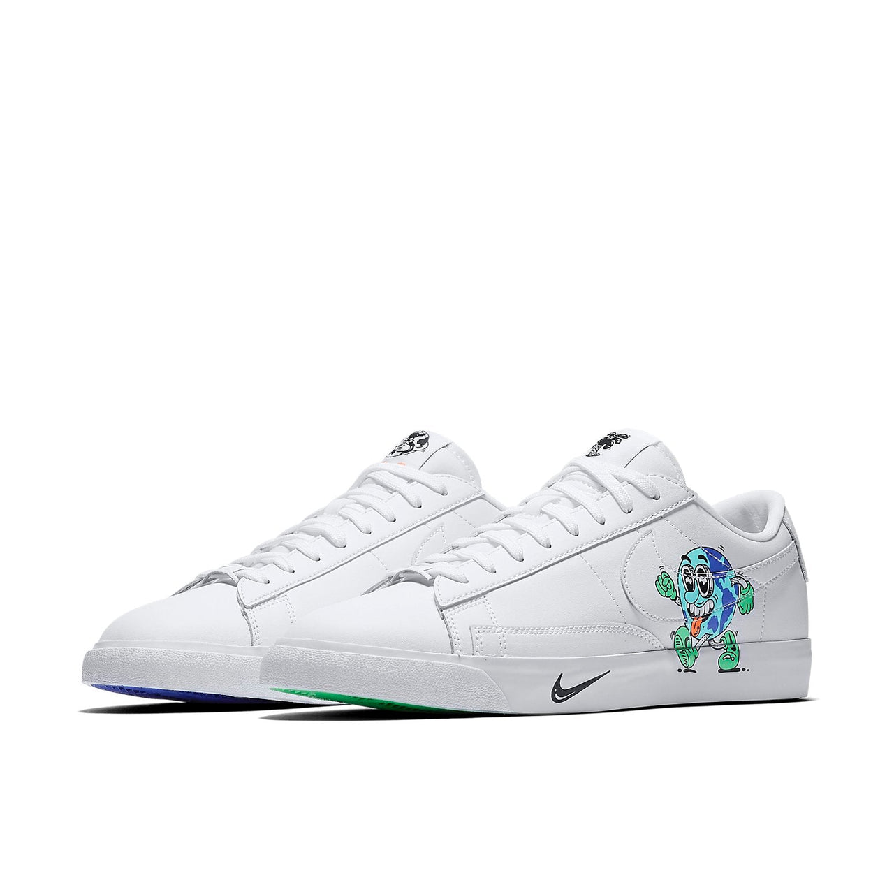 حذاء Nike Steven Harrington x Blazer Low Flyleather QS 'Earth Day' CI5546-100