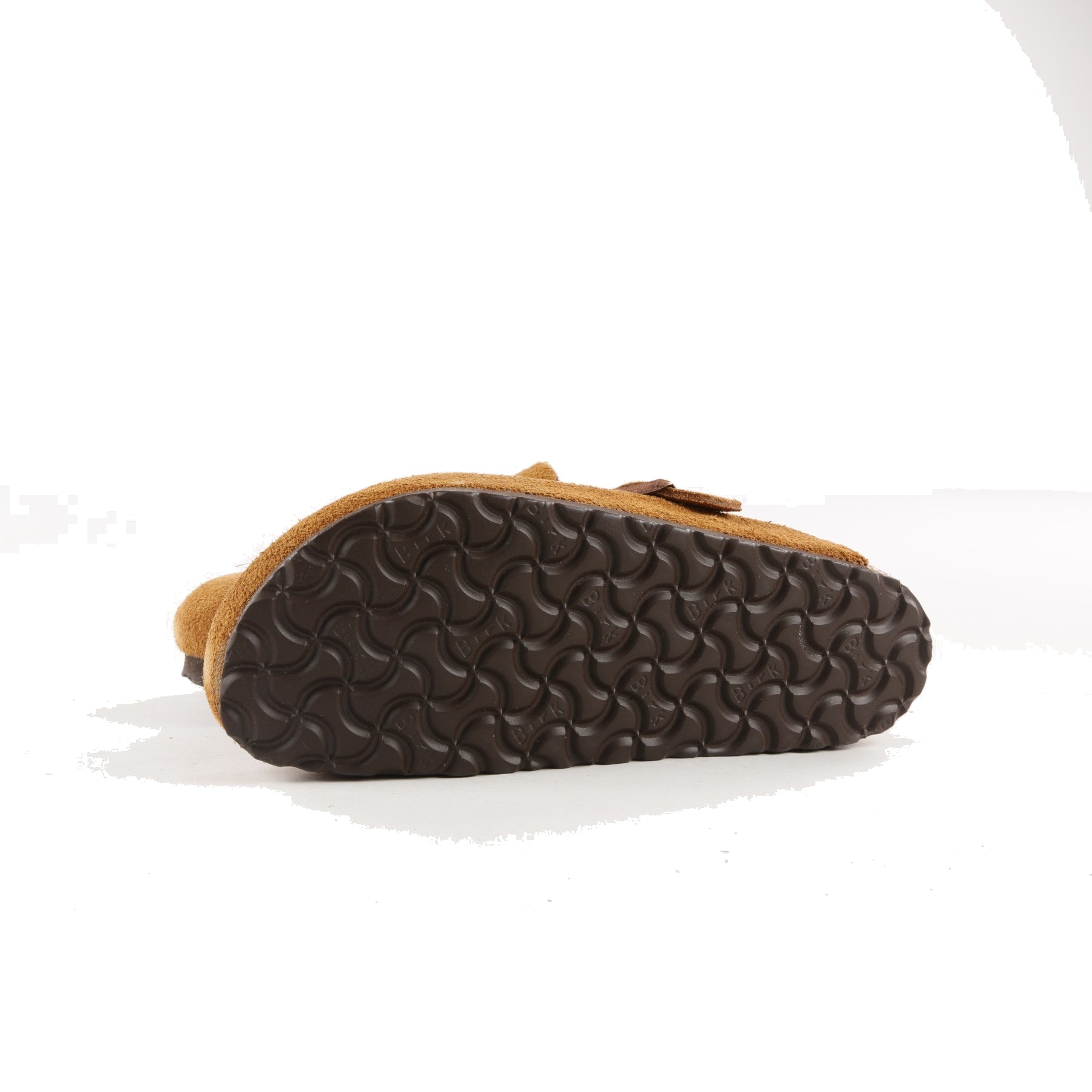 Birkenstock Boston Soft Footbed Suede Leather Narrow Fit Sandals 'Mink' 1027119