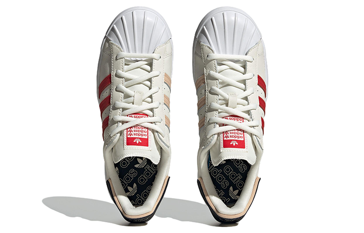 (WMNS) adidas Originals Superstar Ayoon Shoes ' Off White Better Scarlet' HP9576