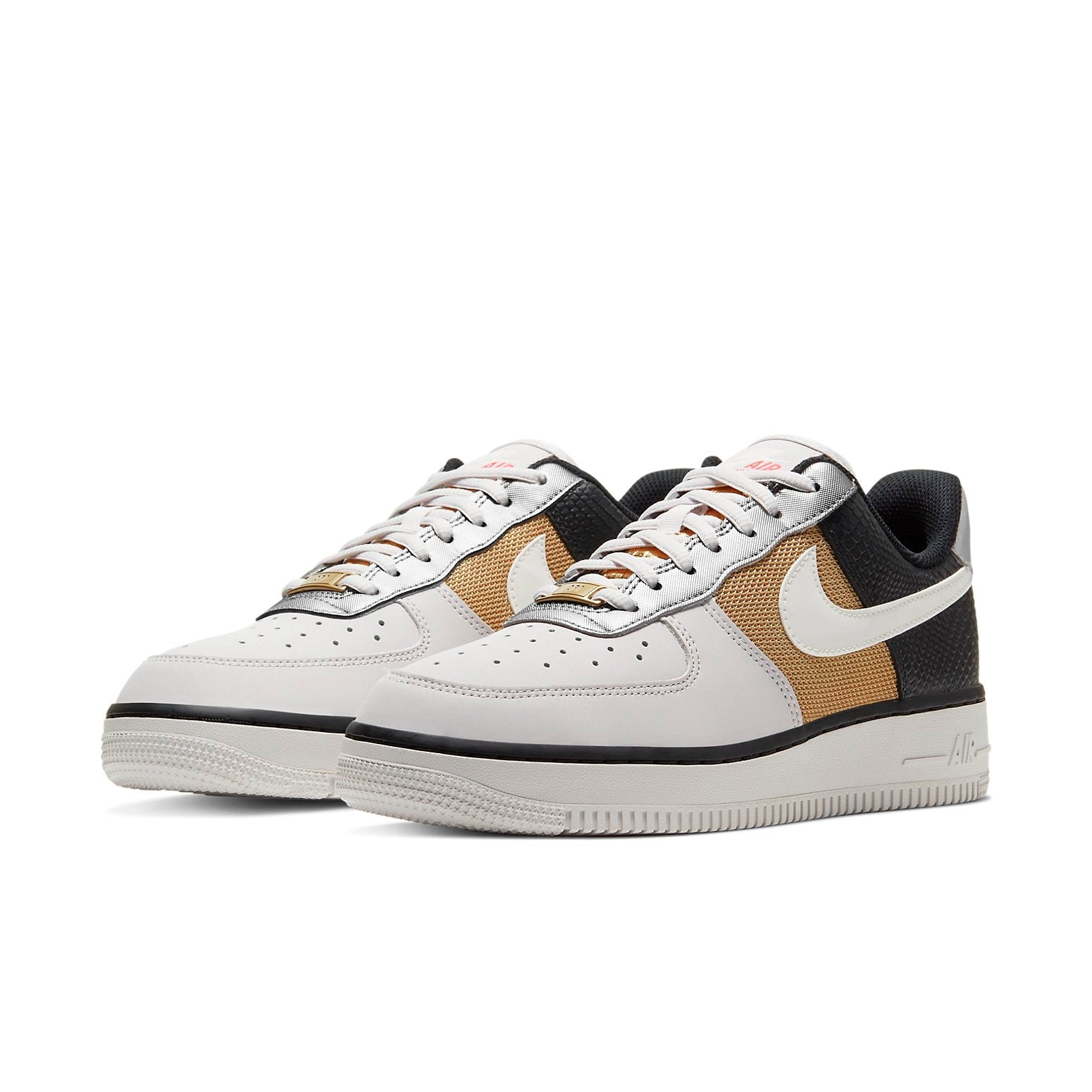 (WMNS) Nike Air Force 1 '07 'Grey Black Gold' CT3434-001