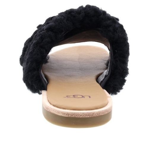 (WMNS) UGG Joni Slide 'Black Tan' 1019967-BLK
