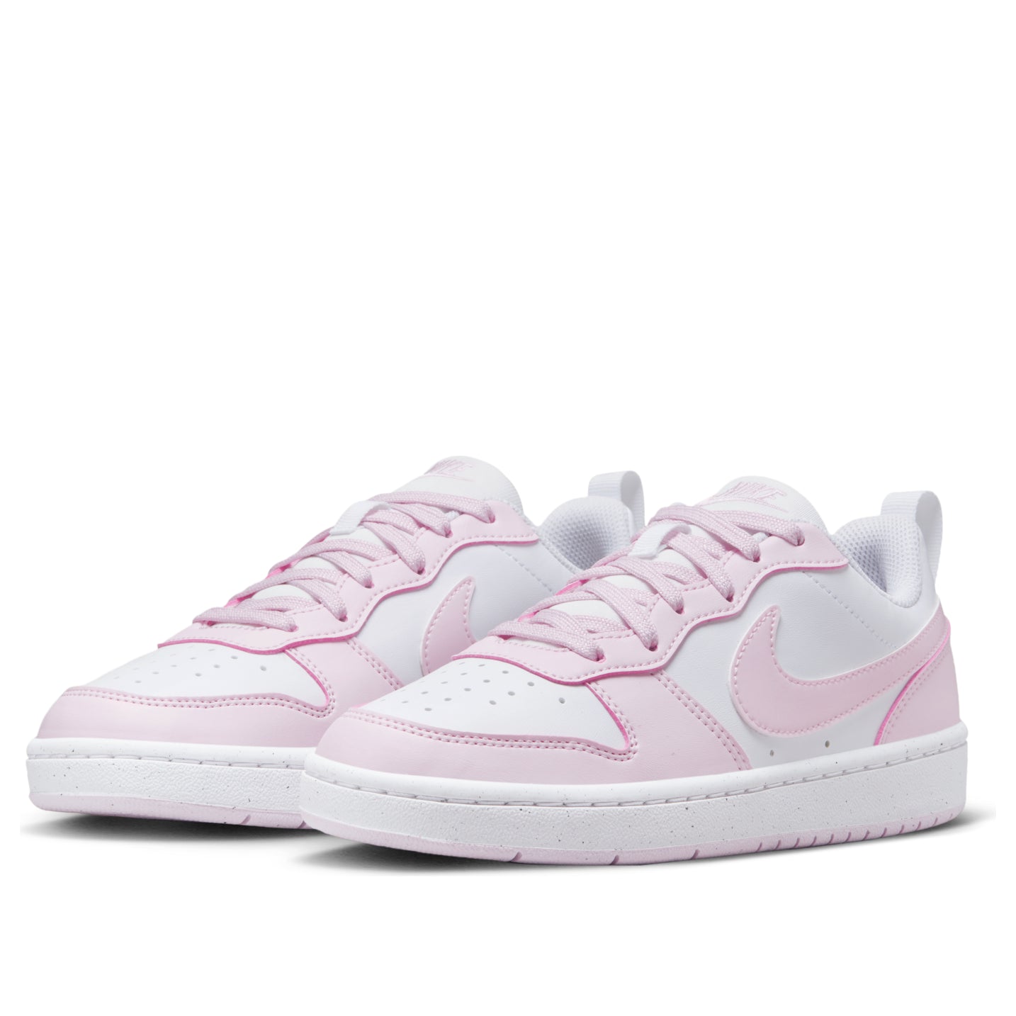 (GS) Nike Court Borough Low Recraft 'White Pink Foam' DV5456-105