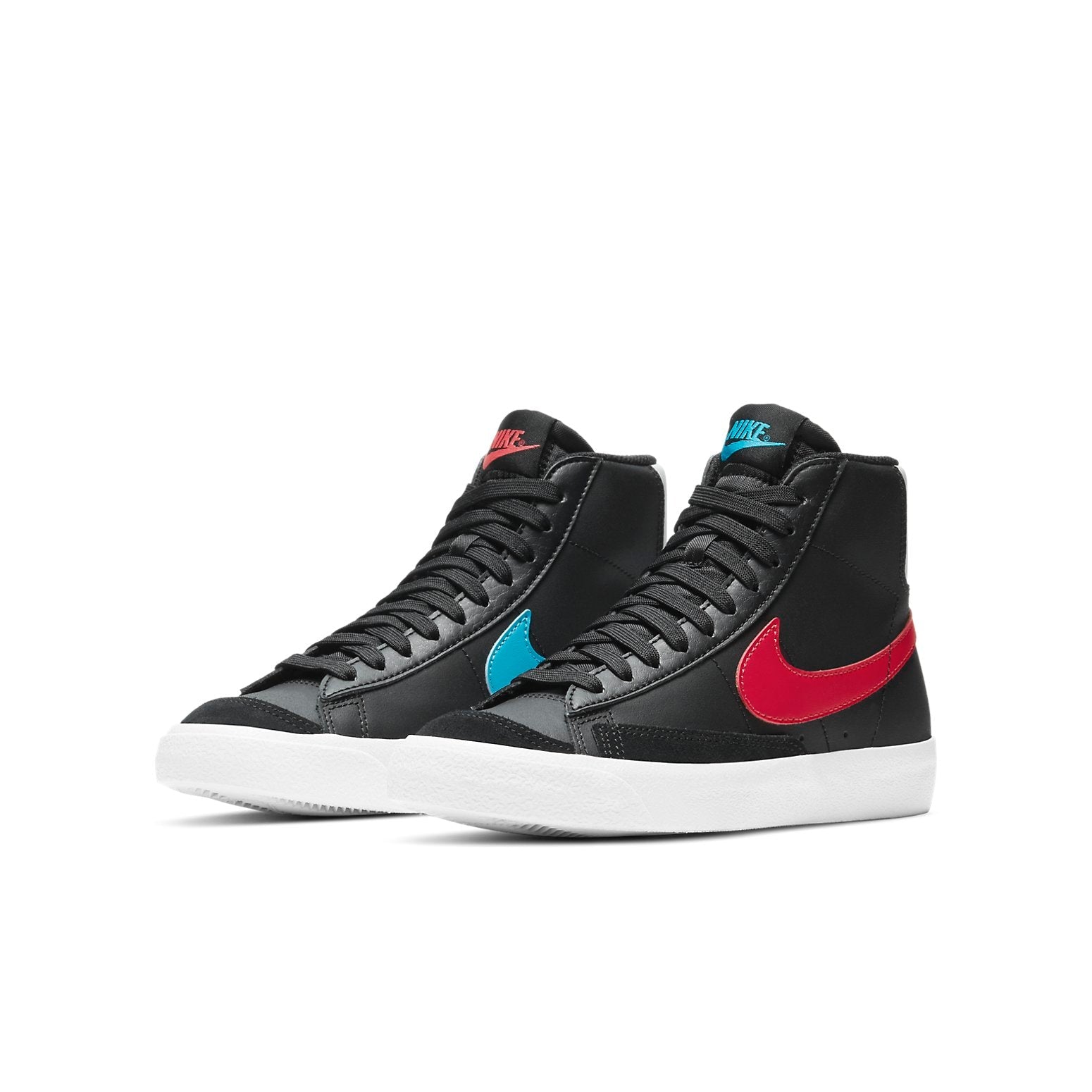 (GS) Nike Blazer Mid '77 'Black Fusion Red Blue' DJ4607-001