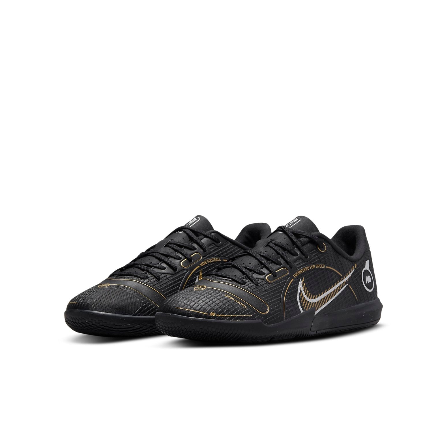 (GS) Nike Jr Vapor 14 Academy IC 'Black Gold' DJ2861-007