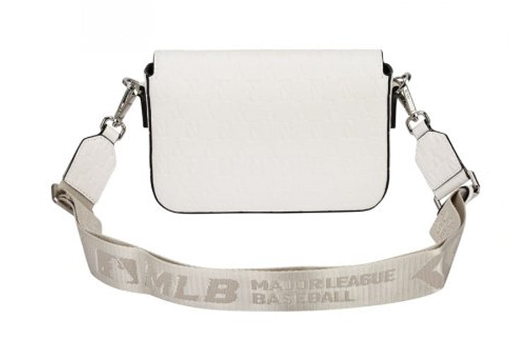 MLB Retro Full Print Monogram Series NY New York Yankees Shoulder Bag 'White Ivory' 32BGPB111-50I