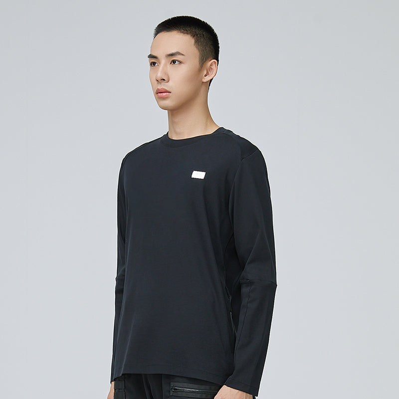 Li-Ning LNG Minimalistic Round Neck Long Sleeves Unisex Black LMMR525-1