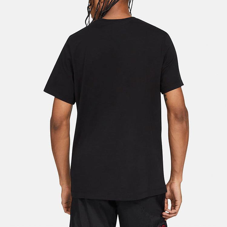 Air Jordan logo Basketball Sports Short Sleeves Tee 'Black' CV3425-010
