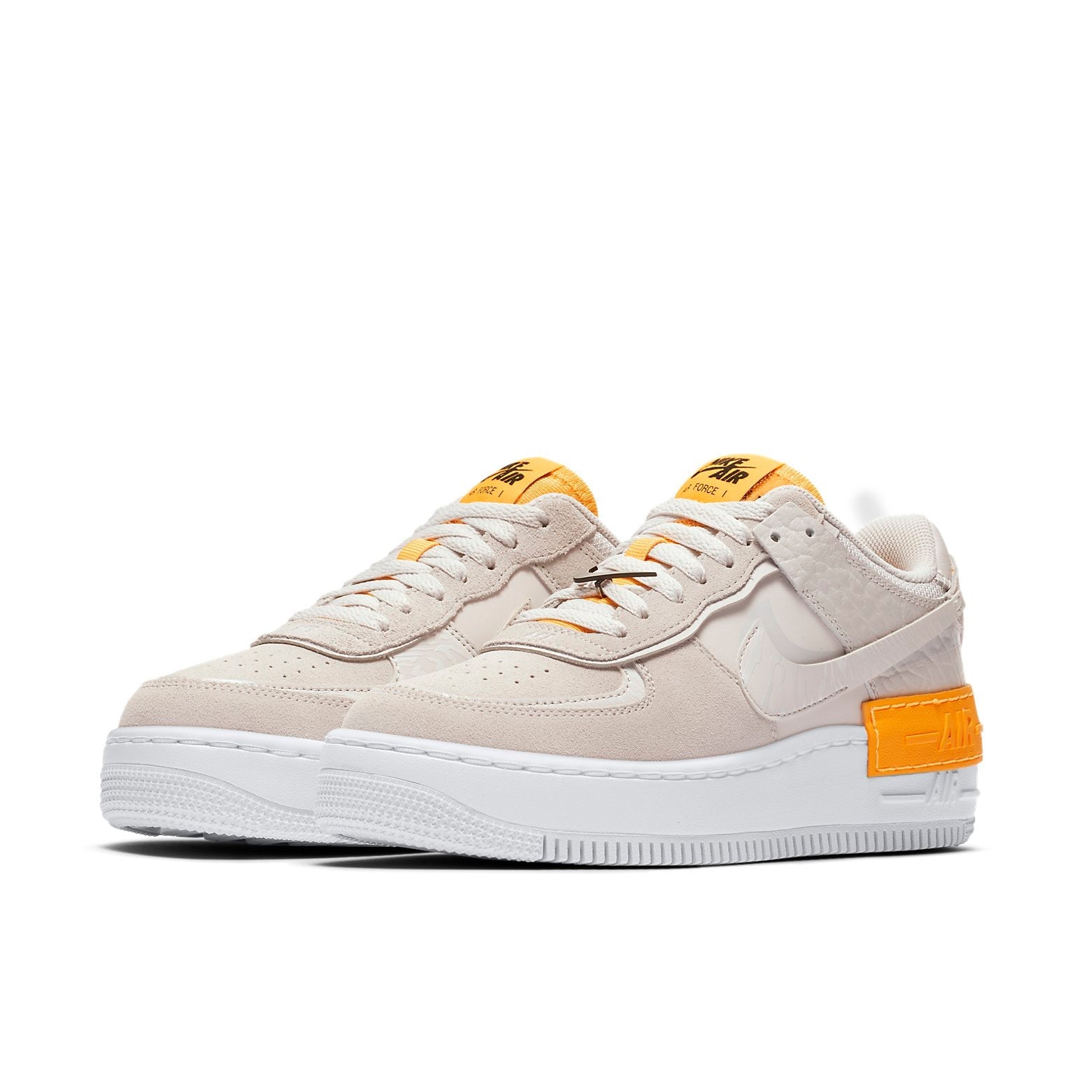 (WMNS) Nike Air Force 1 Shadow 'Tan Orange' CU3446-001