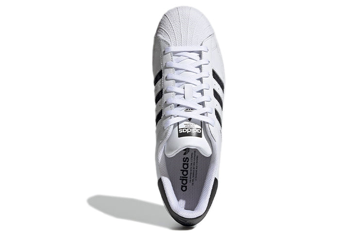 adidas Superstar 'Logo Stripes - White Black' H68101