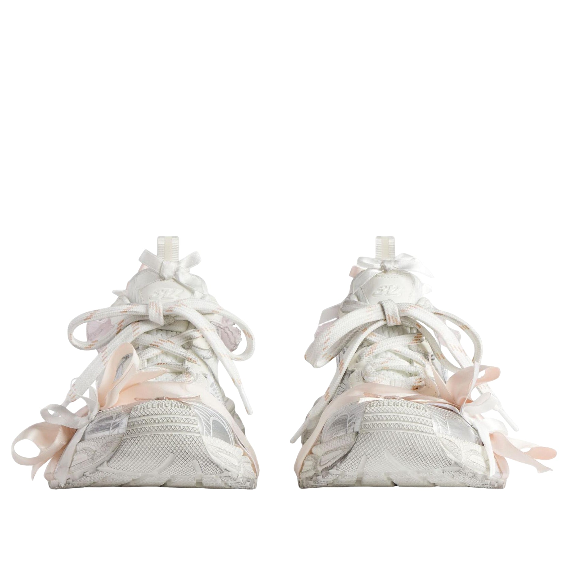 (WMNS) Balenciaga 3XL Lace Sneaker 'White Light Pink' 832994WXLMC9050
