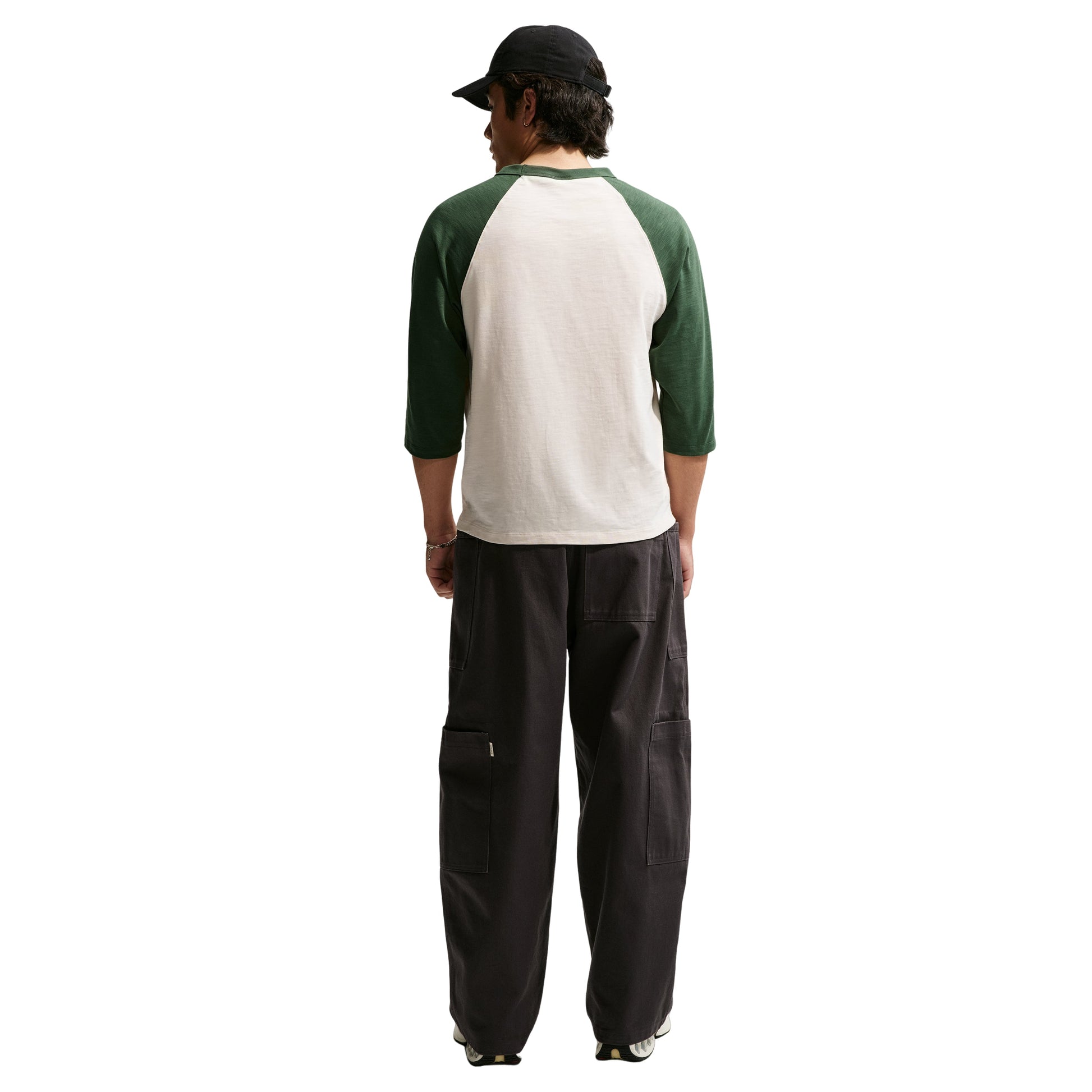 Nike Sportswear Club 3/4 Sleeve Raglan Top 'Fir Chalk' IF0756-323