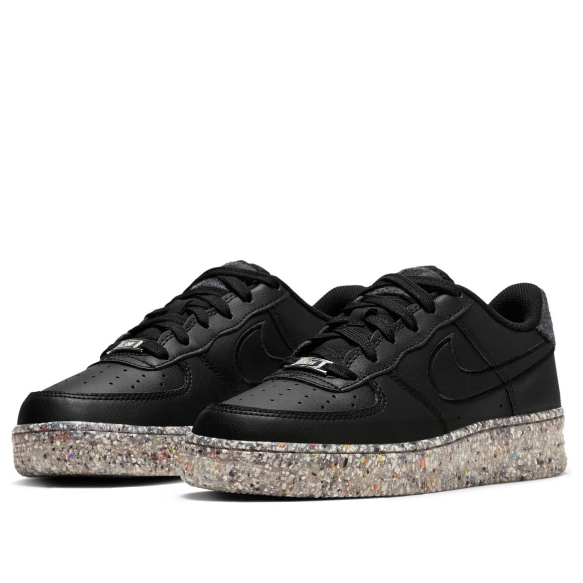 (GS) Nike Air Force 1 'Recycled Wool Pack - Black' DB2813-001