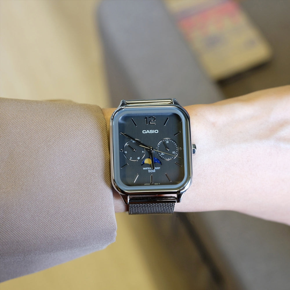 CASIO Analog 'Silver' MTP-M305M-8AV