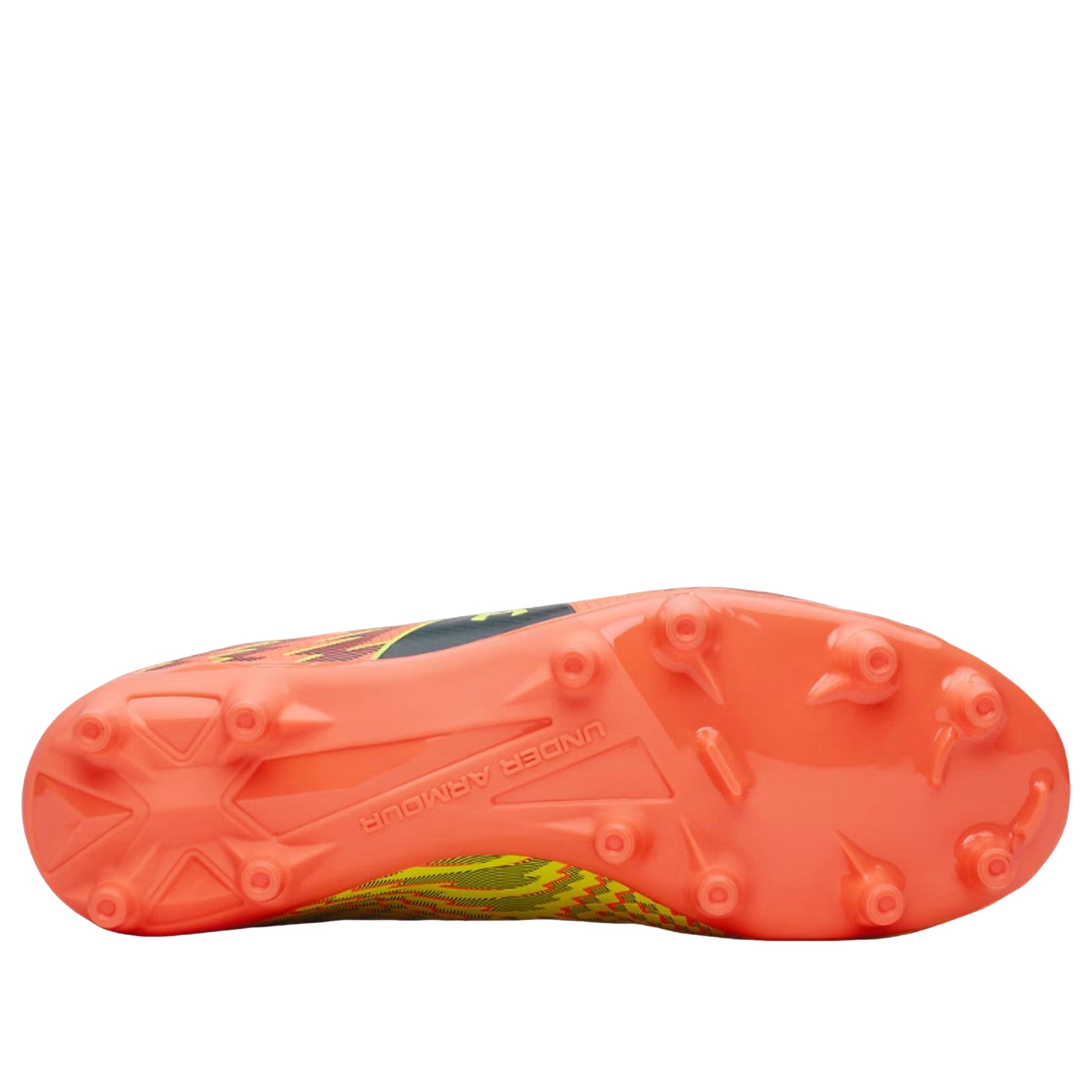 (GS) Under Armour Shadow Select 4 FG Jr. 'Electric Tangerine Arden Green High Vis Yellow' 6006236-824