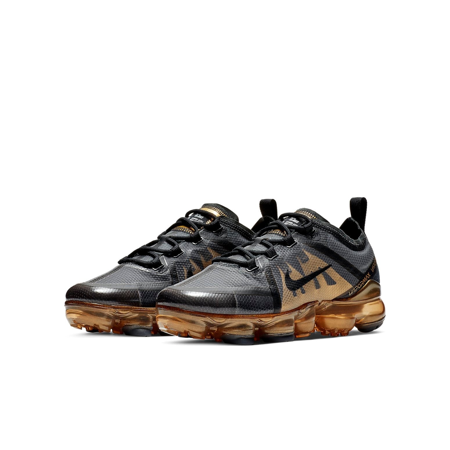 (GS) Nike Air VaporMax 2019 'Black Gold' AJ2616-004