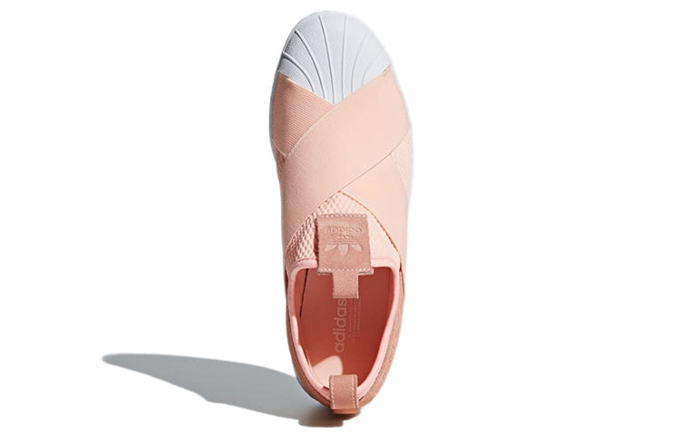 (WMNS) adidas originals Superstar Slip-on Shoes Pink/White AQ0919