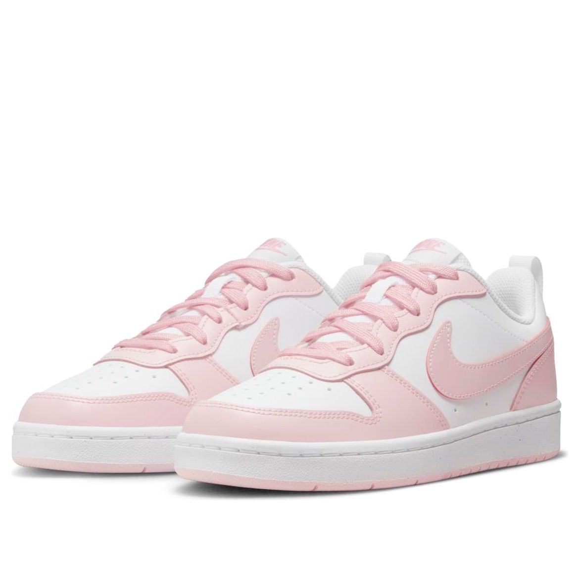 (GS) Nike Court Borough Low 2 SE 'White Pink Foam' DQ0492-100