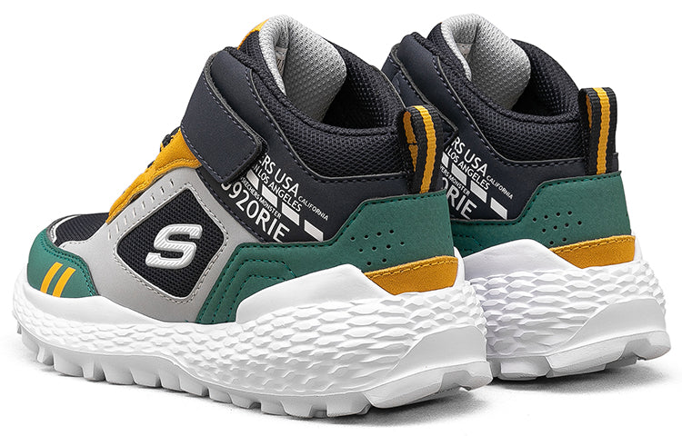 (GS) Skechers Los Angeles Sport Shoes 'Grey Navy Green' 660083L-NVGR