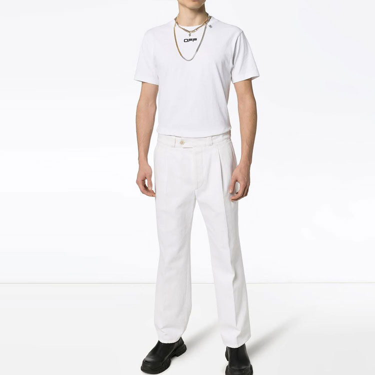 Off-White SS20 Caravaggio Arrow Back Arrows Sketch Mens Logo OMAA027S201850040188