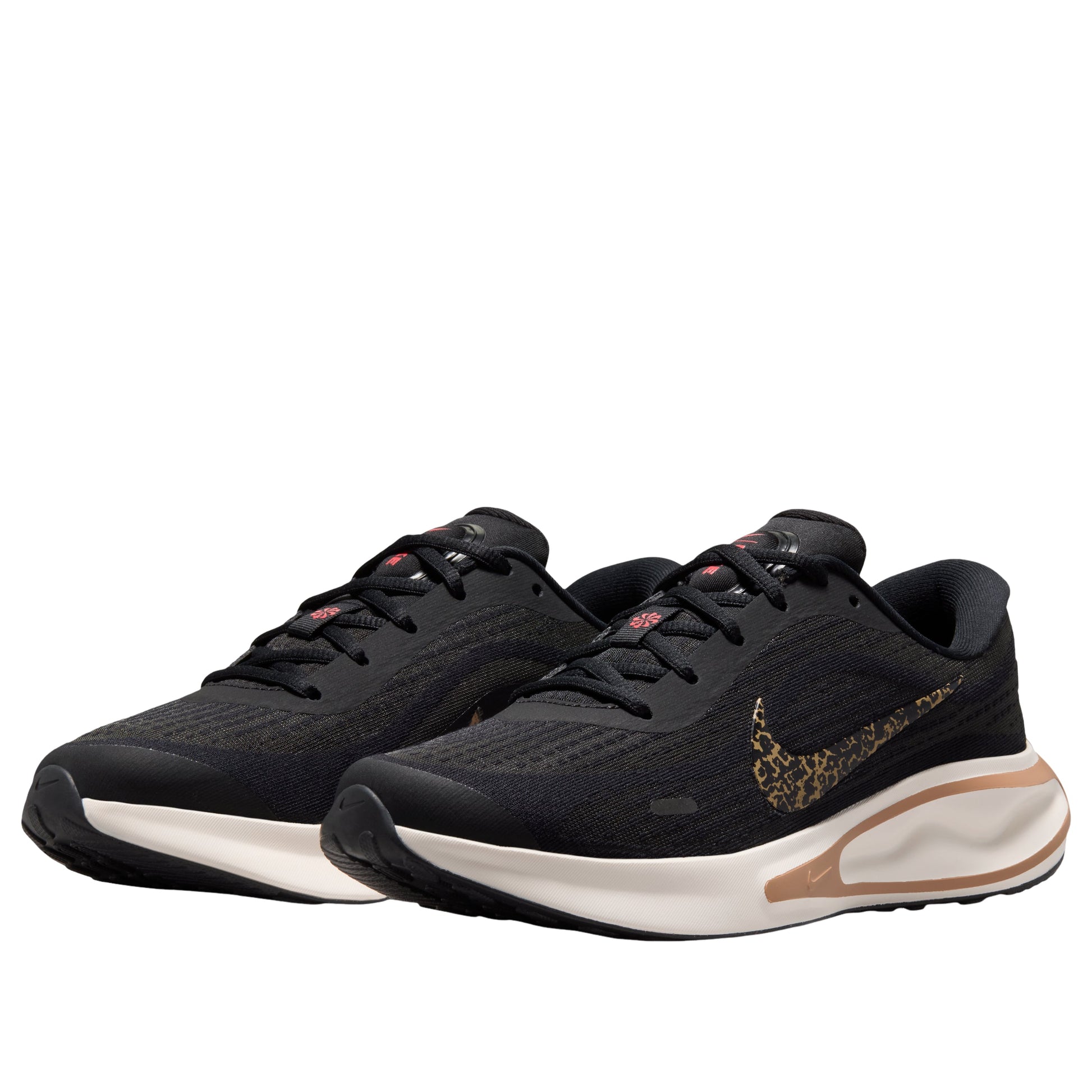 (WMNS) Nike Journey Run 'Black Fusion Red Sail' IR0211-001