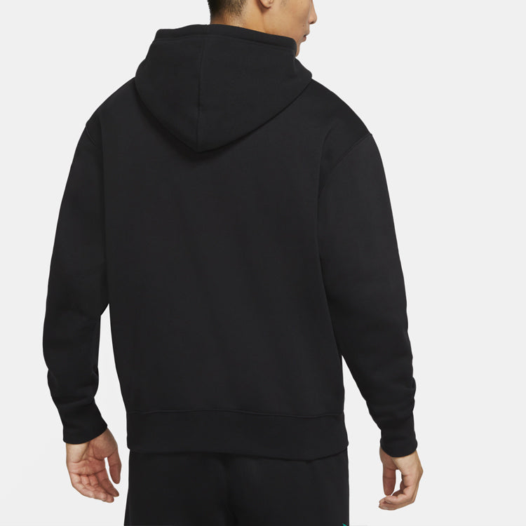 Air Jordan Winter Utility Fleece Casual Hooded Sweater For Men Black CT3490-010