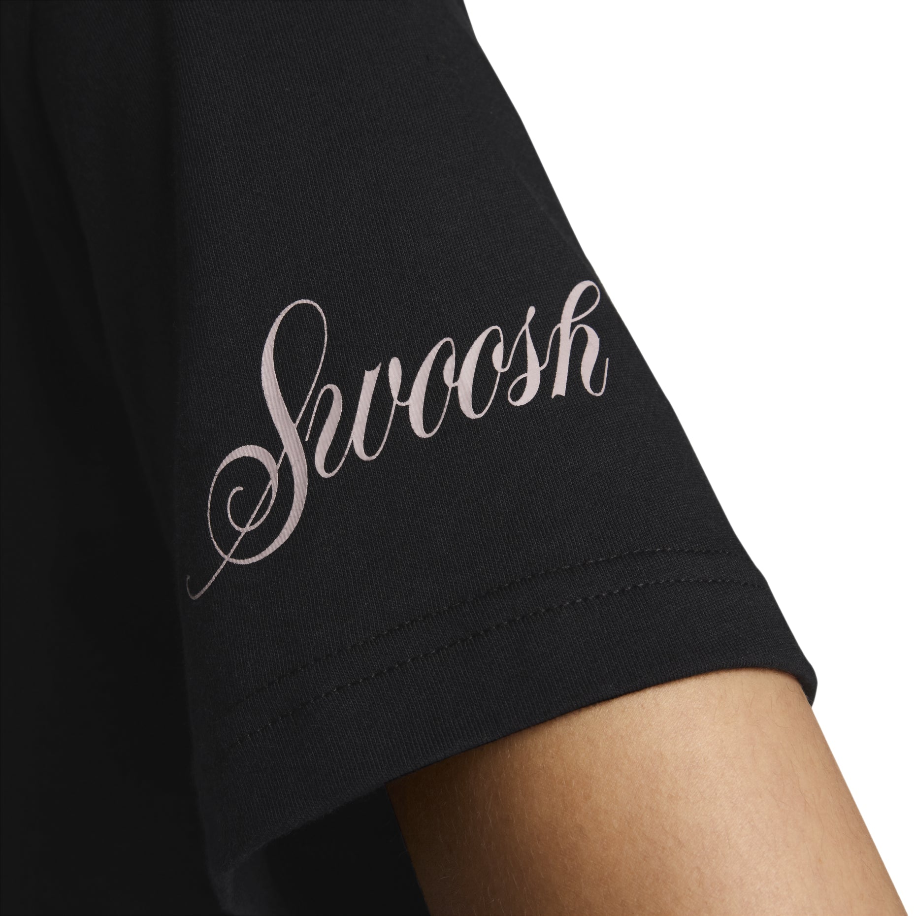 (WMNS) Nike Sportswear Loose Short-Sleeve Cropped T-Shirt 'Black' FZ2856-010