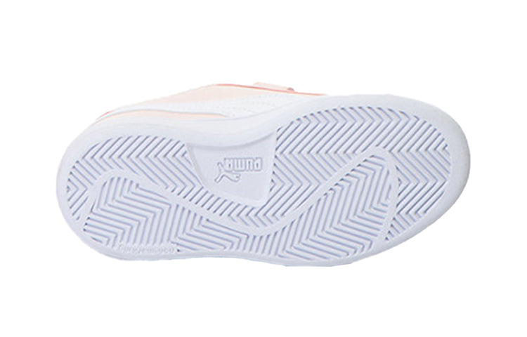 (PS) PUMA Smash V2 Buck V Ps Leisure Sneakers Pink/White 365183-03