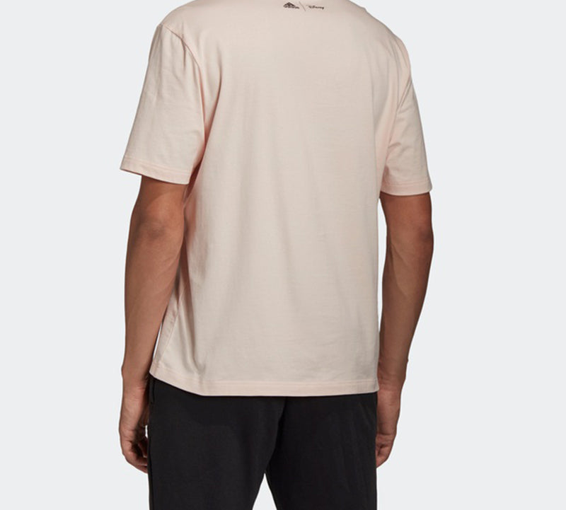 adidas box logo Pattern Printing Short Sleeve Creamy White GL2223