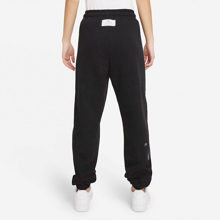 (WMNS) Nike Sportswear Icon Clash Oversized Casual Sports Lacing Breathable Long Pants/Trousers Black DD5043-010