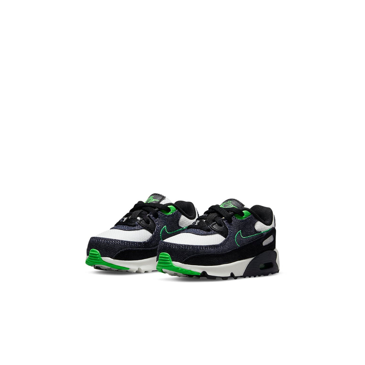 (TD) Nike Air Max 90 Leather SE 'Black Scream Green' DN4378-001