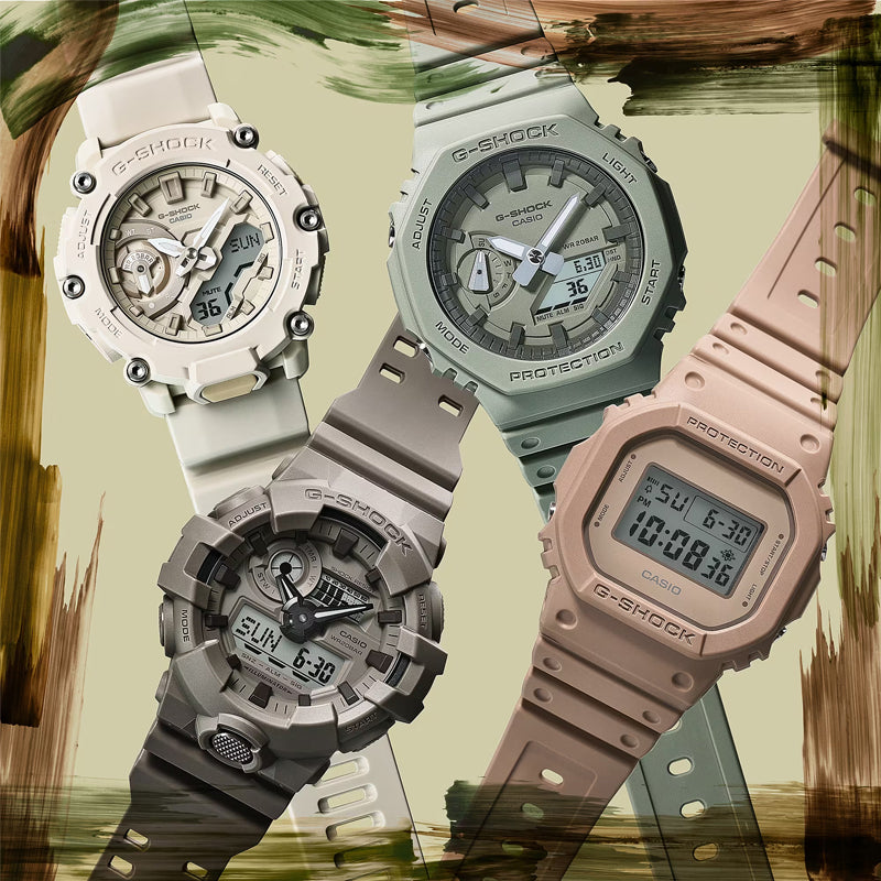 CASIO G-Shock Digital-Analog 'Sand Green' GA-2100NC-3AJF