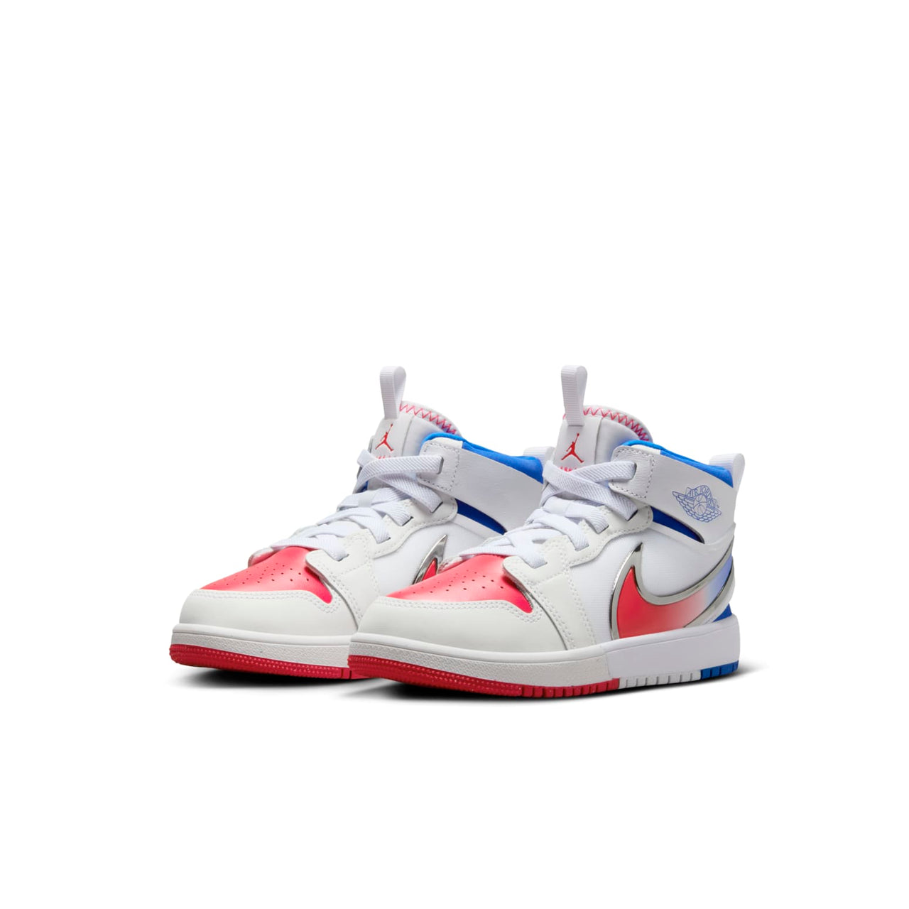 (PS) Air Jordan 1 Mid RM Easyon 'White Siren Red Blue' FQ1282-100