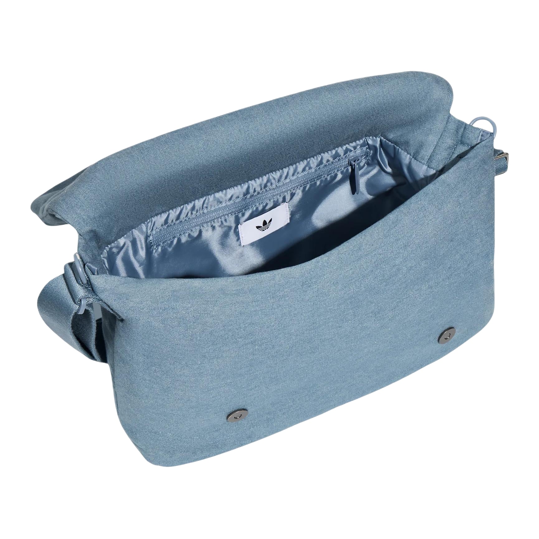 adidas Originals Embossed Trefoil Logo Shoulder Bag 'Sky Blue' LD6378