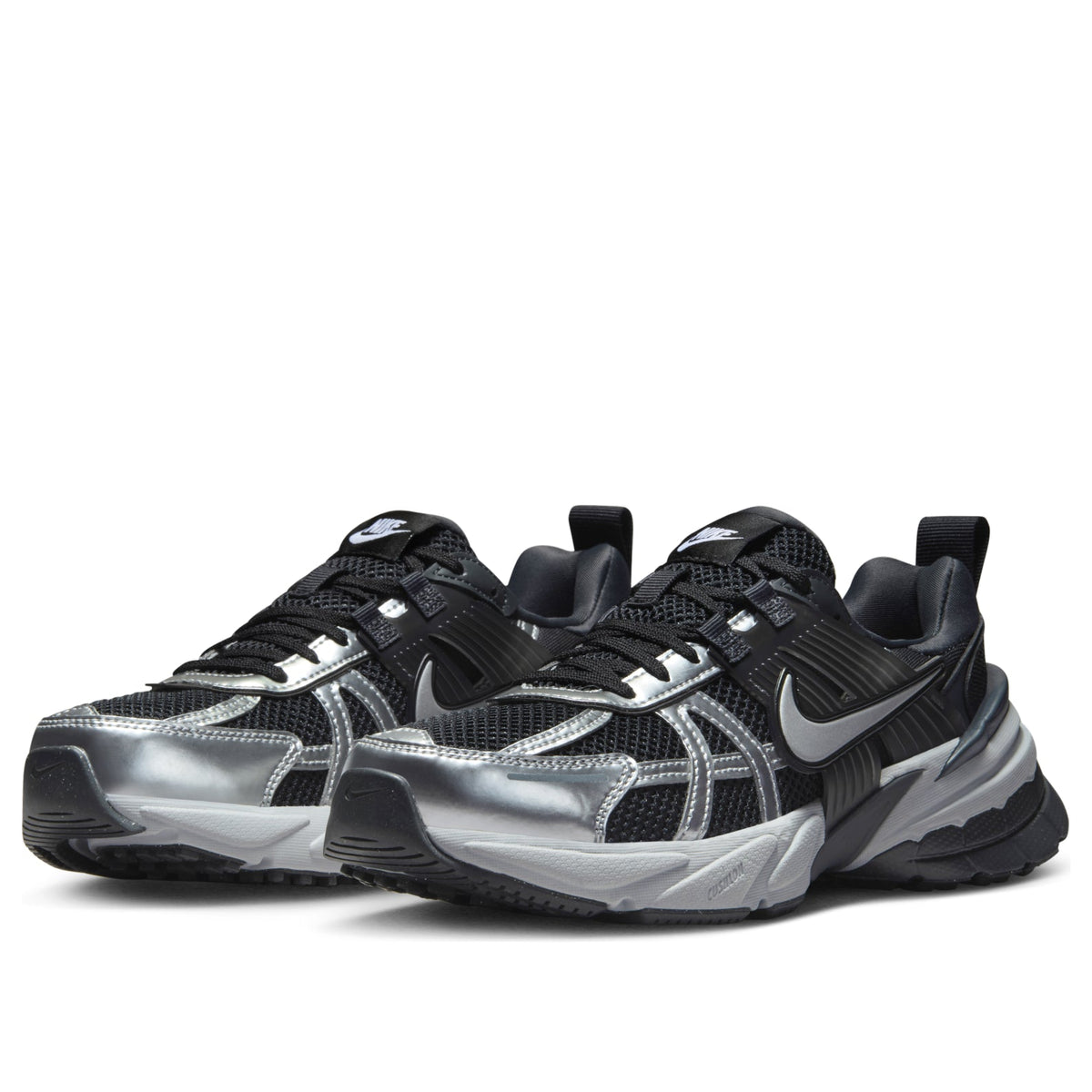 (WMNS) Nike V2K Run 'Black Metallic Silver' FD0736-005
