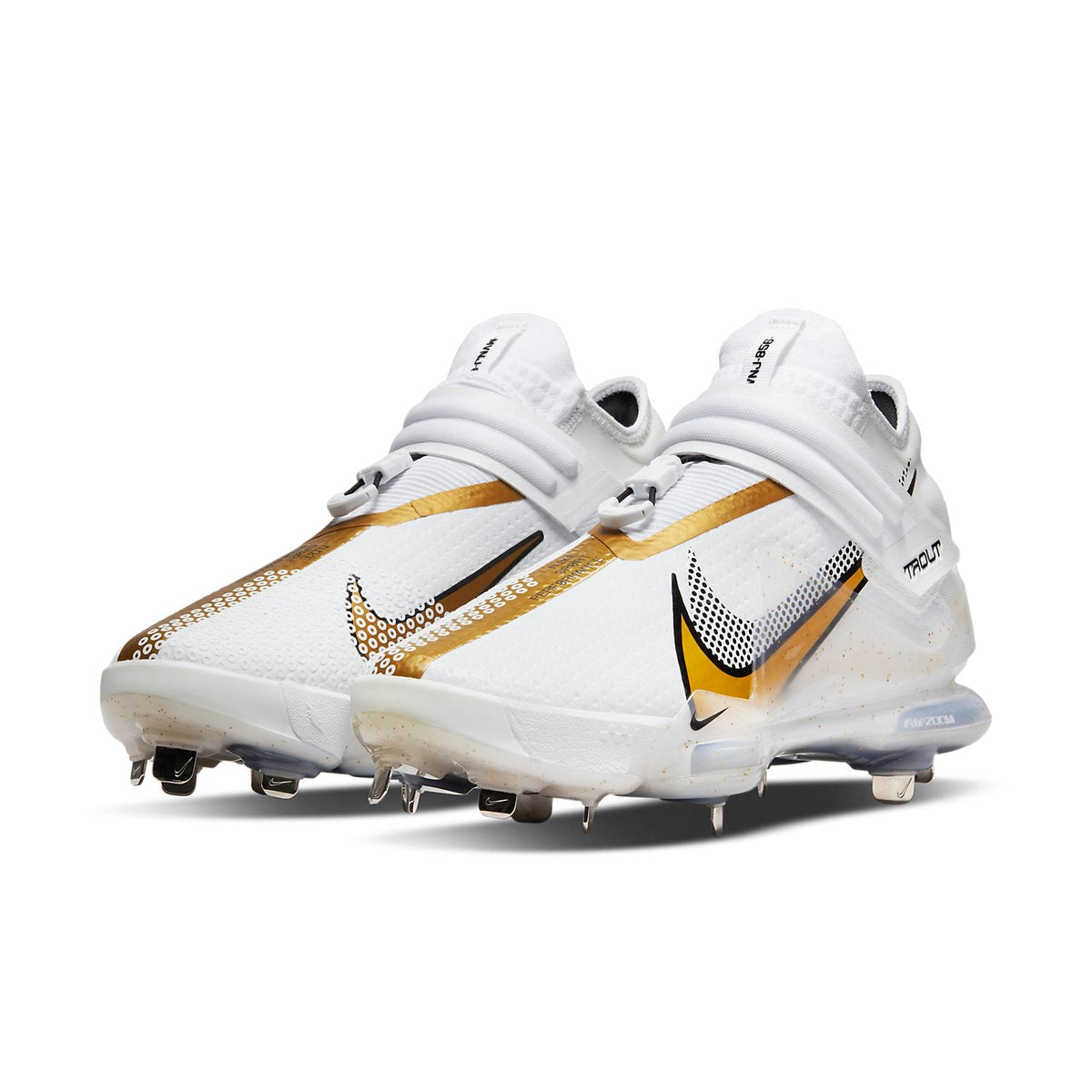 Nike Force Zoom Trout 7 Pro Mid 'White Metallic Gold' CI3134-106