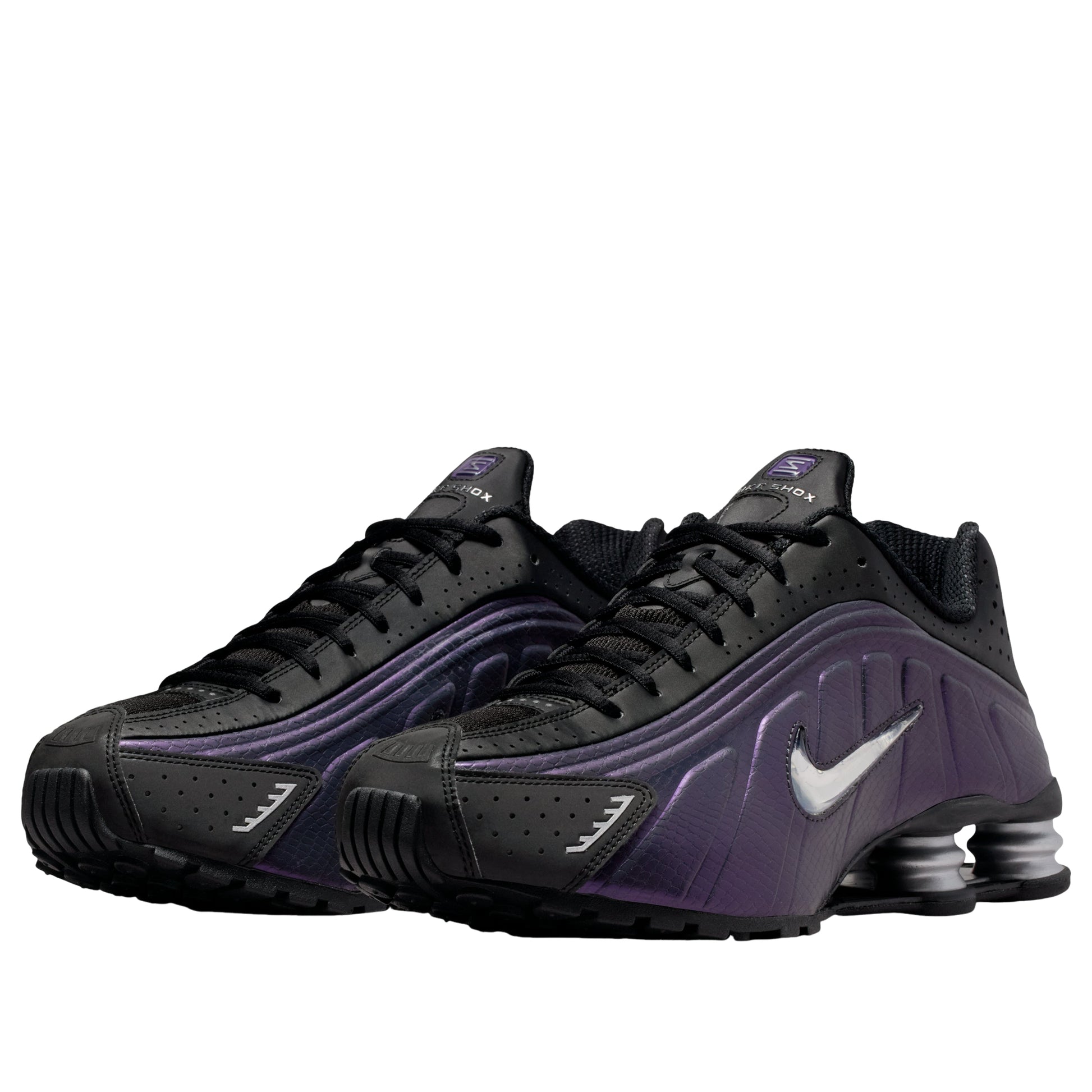 Nike Shox R4 'Black Metallic Silver Purple Dynasty' IO4546-002