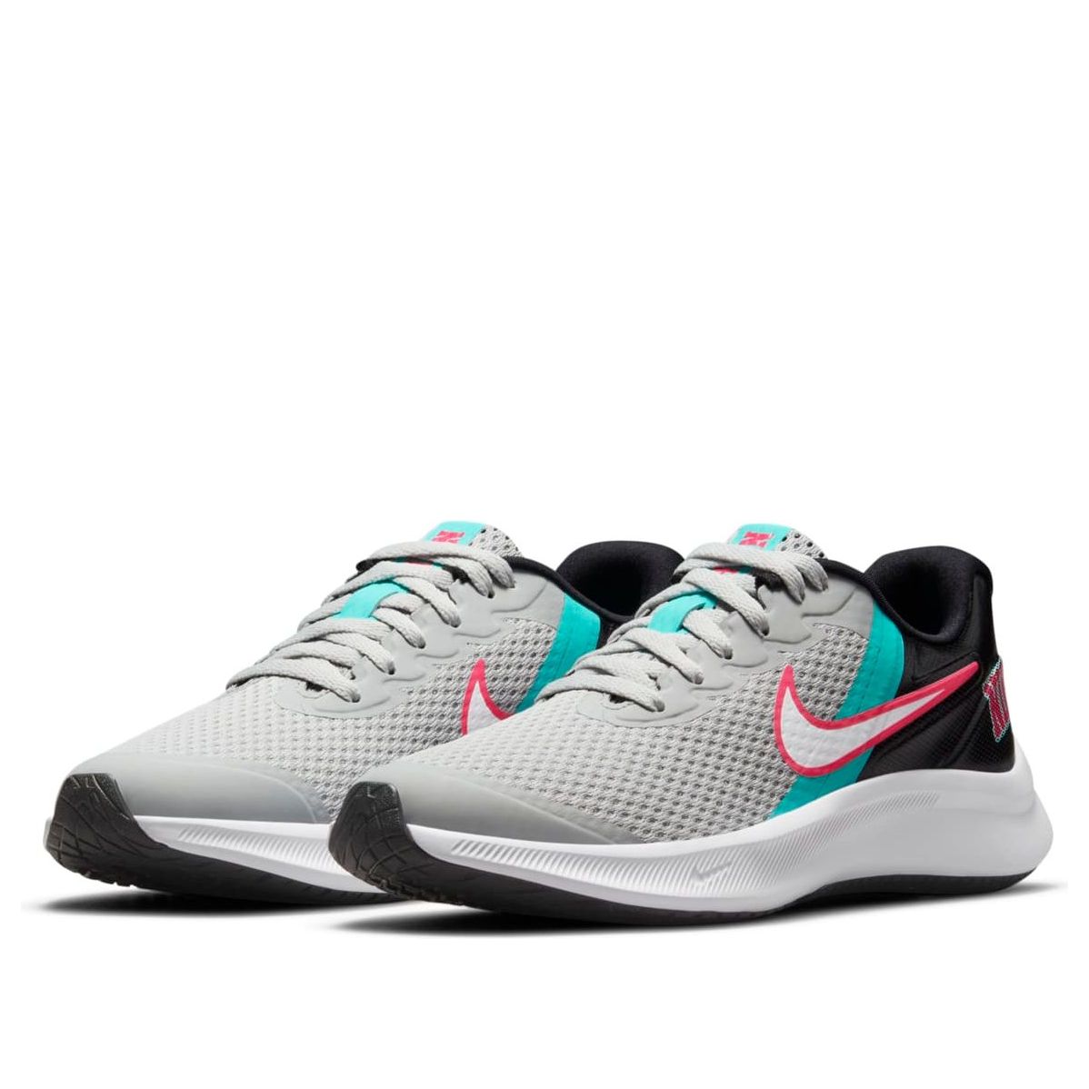 (GS) Nike Star Runner 3 'Grey Black Pink' DD1144-001