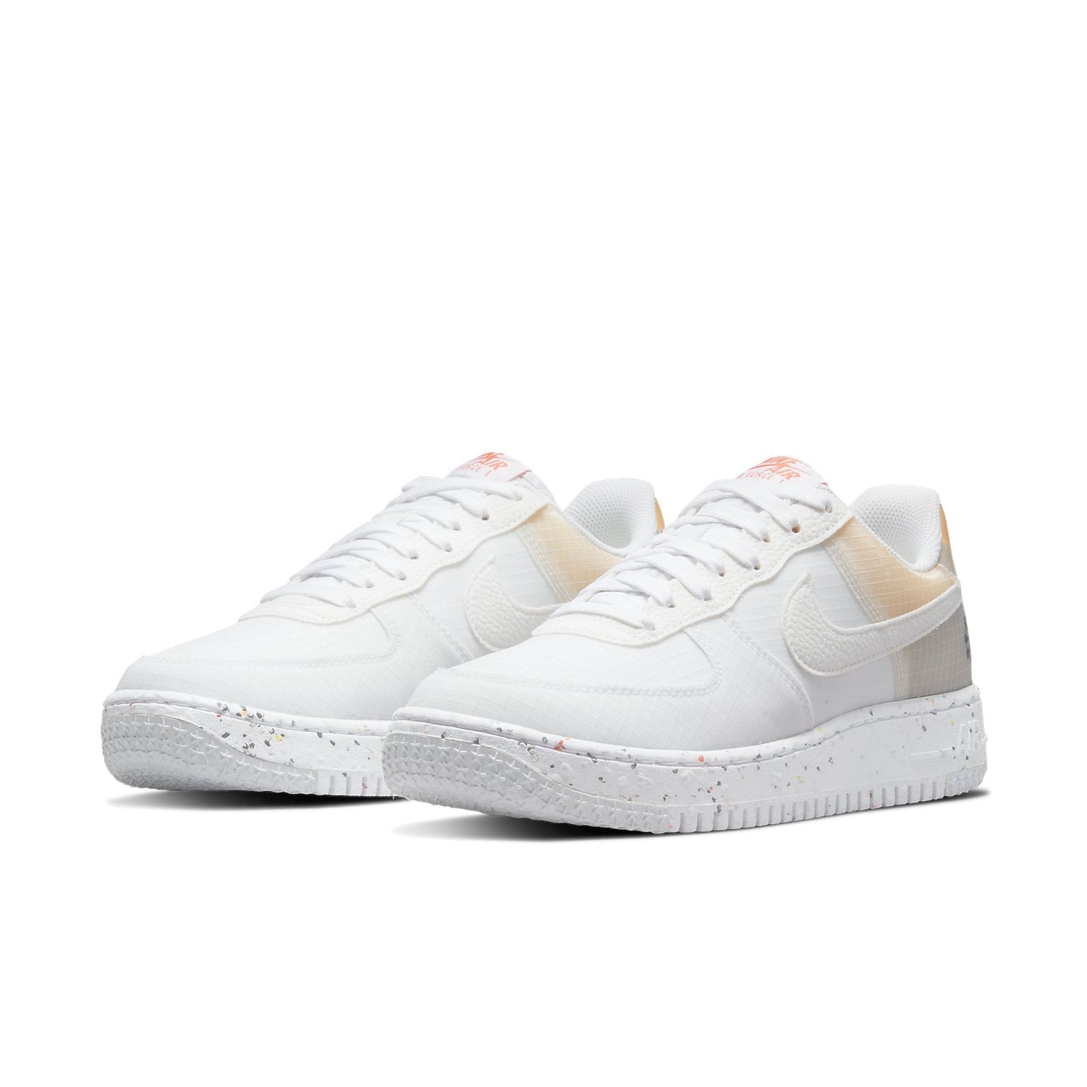 (WMNS) Nike Air Force 1 Crater 'Move To Zero - White Orange' DO7692-100