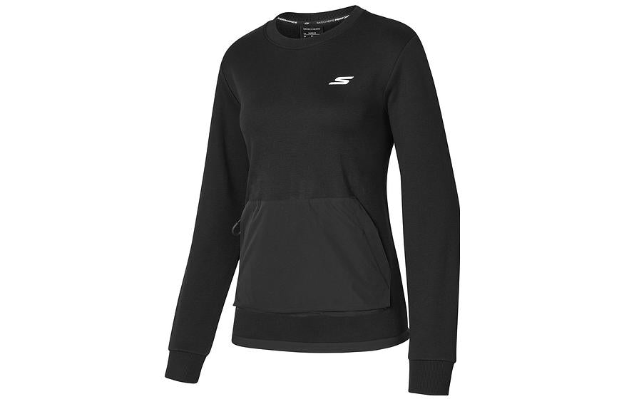 (WMNS) Skechers Logo Printed Crew Sweater 'Multi-Color' P421W054-158086