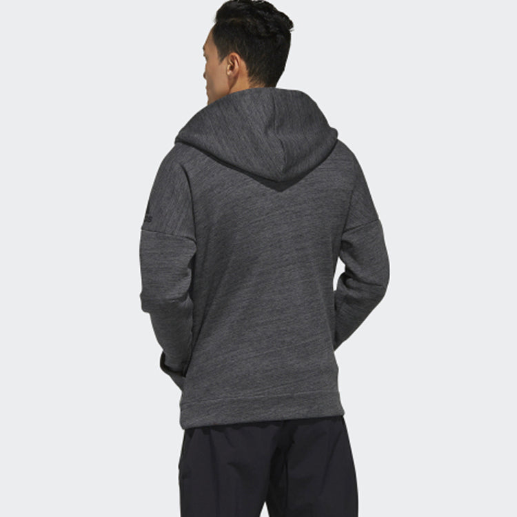 adidas Zne Hoody Sports Zipper Hooded Jacket Gray FJ0235