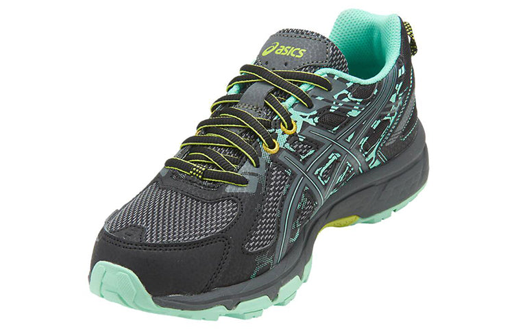 (WMNS) ASICS Gel-Venture 6 'Black Neon Lime' T7G6N-9097