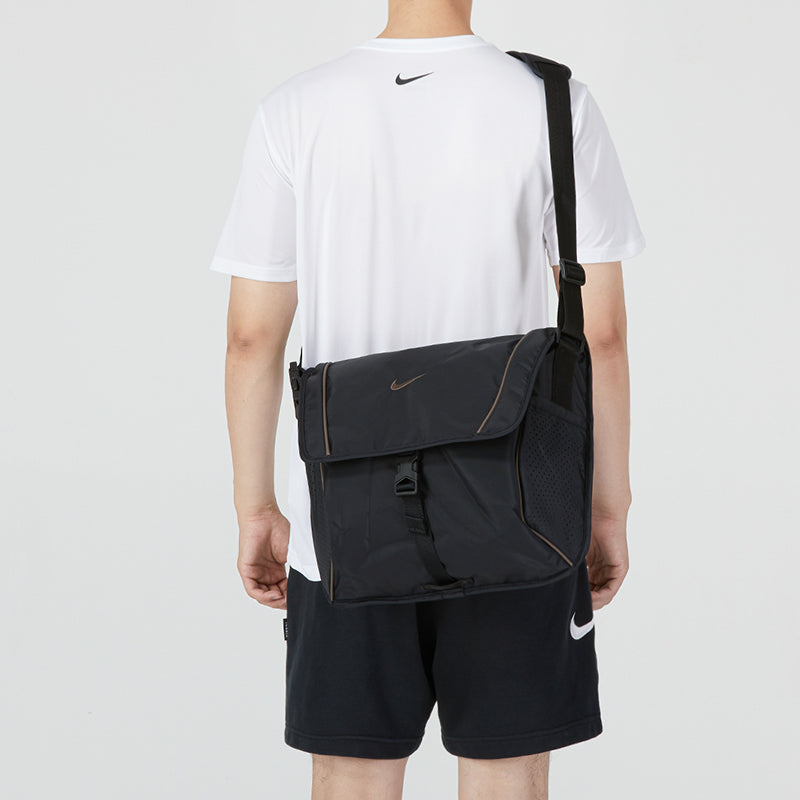 Nike Nsw EssentalsI Messenger Athleisure Casual Sports Shoulder Bag Messenger Bag Unisex Black DJ9792-010