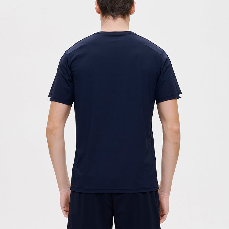 FILA Athletics Round Neck Pullover Casual Sports Short Sleeve Royal blue A11M131101F-NV