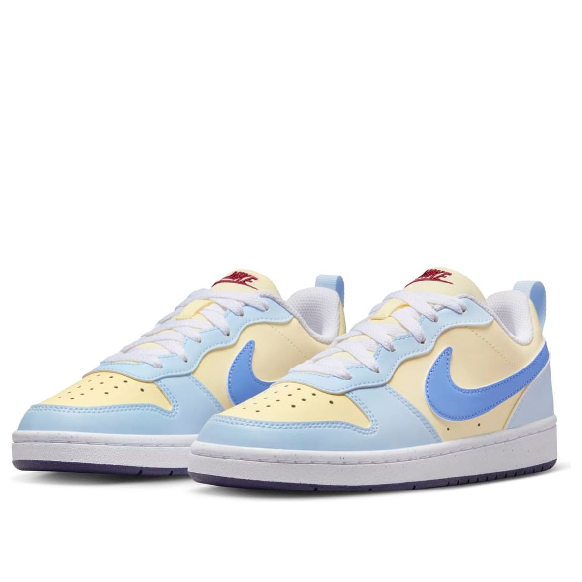 (GS) Nike Court Borough 'Baby Blue Yellow' FV8120-141