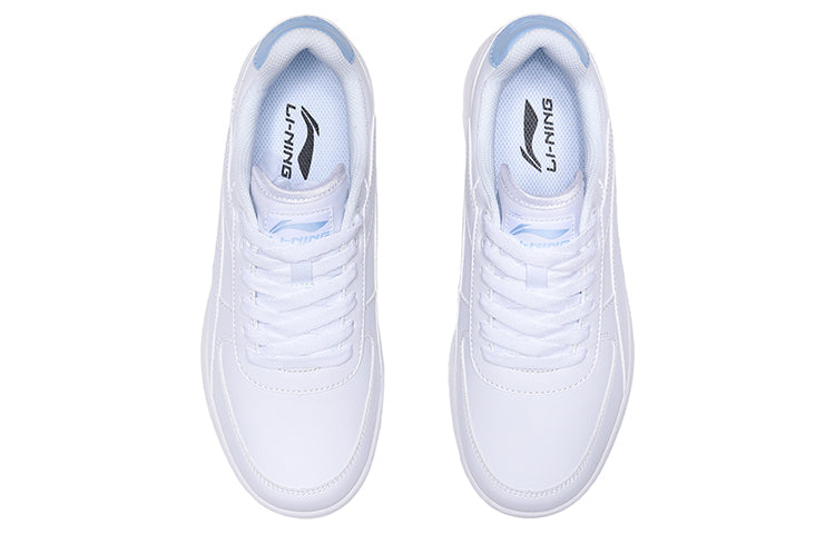 (WMNS) Li-Ning Classic Skateboarding Low 'White Blue' AGCP422-4