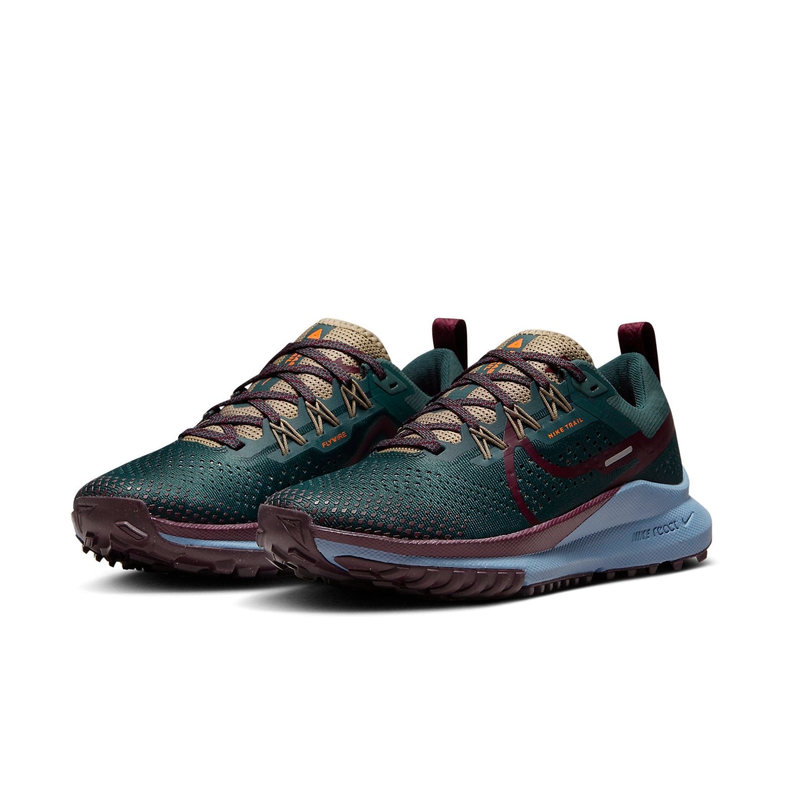 (WMNS) Nike Pegasus Trail 4 Trail-running Shoes 'Green Ashen Slate Night Maroon' DJ6159-301