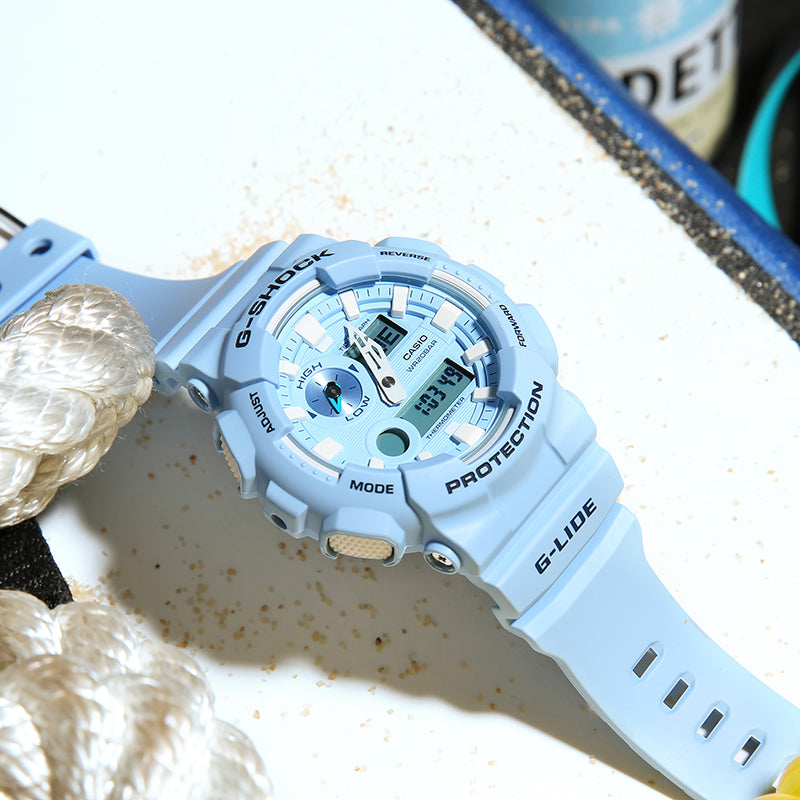CASIO G-Shock Analog-Digital 'Light Blue' GAX-100CSA-2A