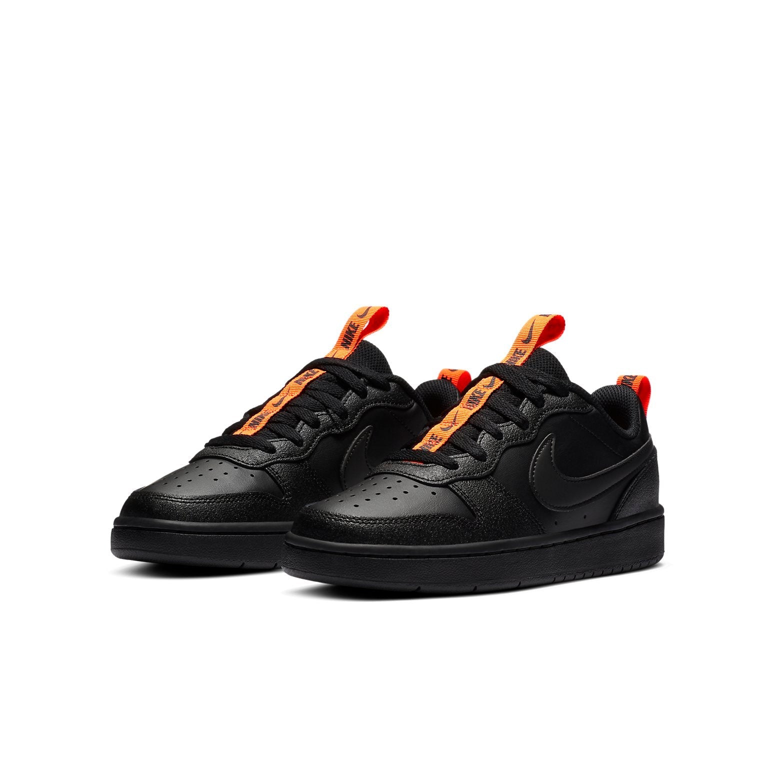 (GS) Nike Court Borough Low 2 SE 'Black Orange' CT3964-001